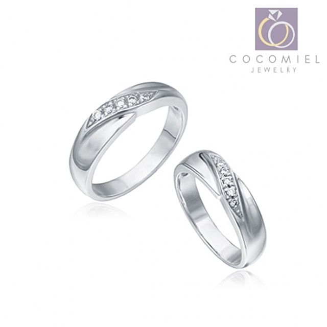 Time CR-14 Silver Ring Couple Ring Couple Ring Plated Ring Silver
